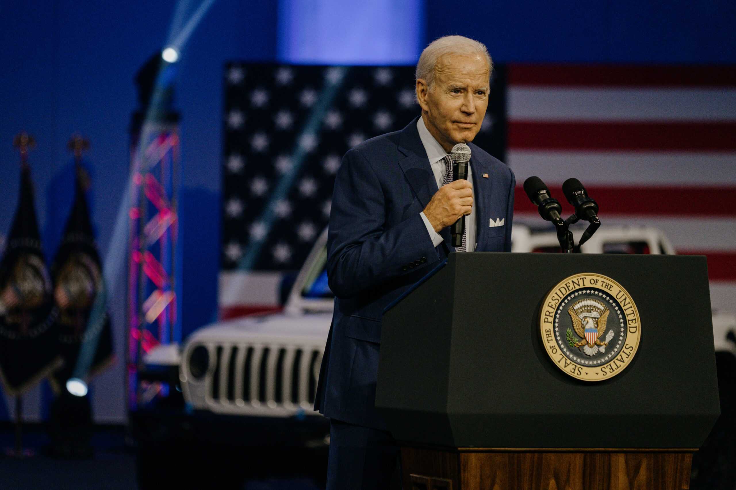 Fighting in Gaza has hurt Biden with young voters. Credit: Getty 