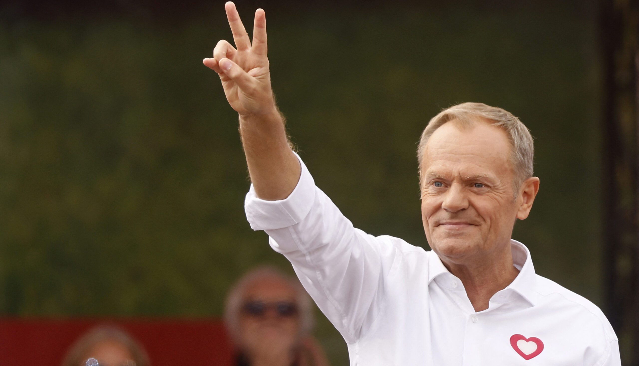 Donald Tusk, a liberal, drew on anti-immigration themes this week. Credit: Getty