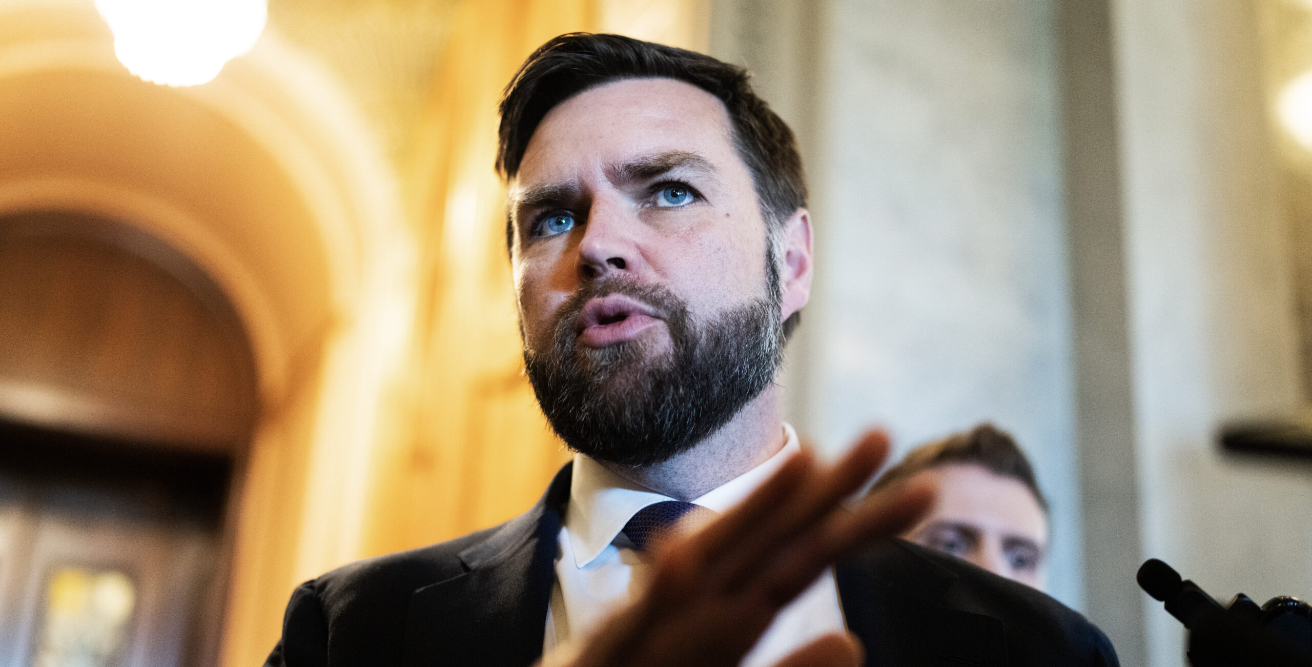 Sen. Vance: Trump isn't going to "abandon Europe". Credit: Getty