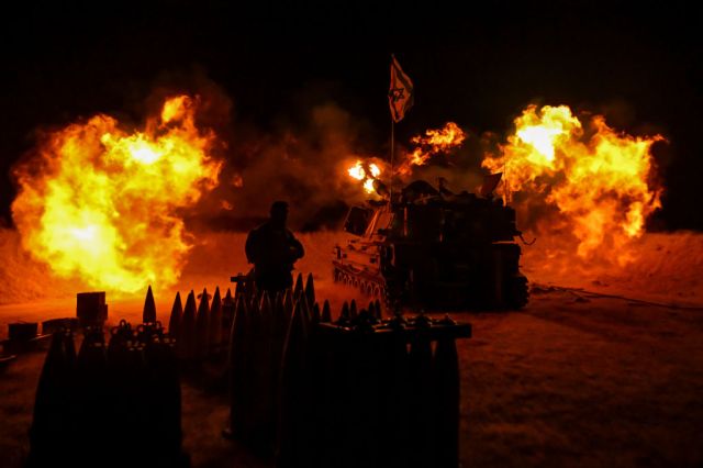 An IDF artillery unit (Alexi J. Rosenfeld/Getty Images)