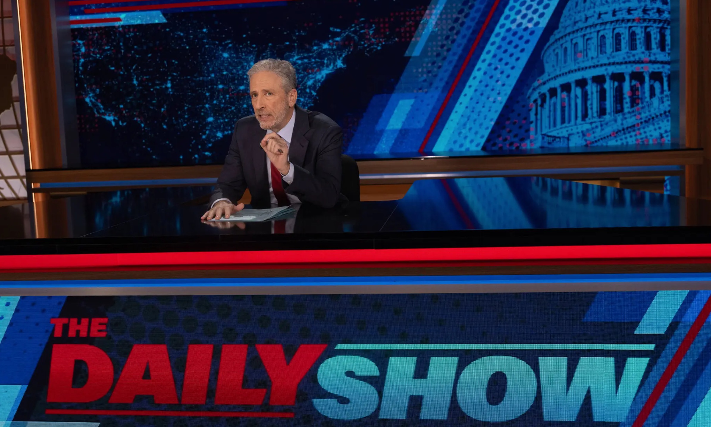 America has changed, but has Jon Stewart? Credit: Comedy Central