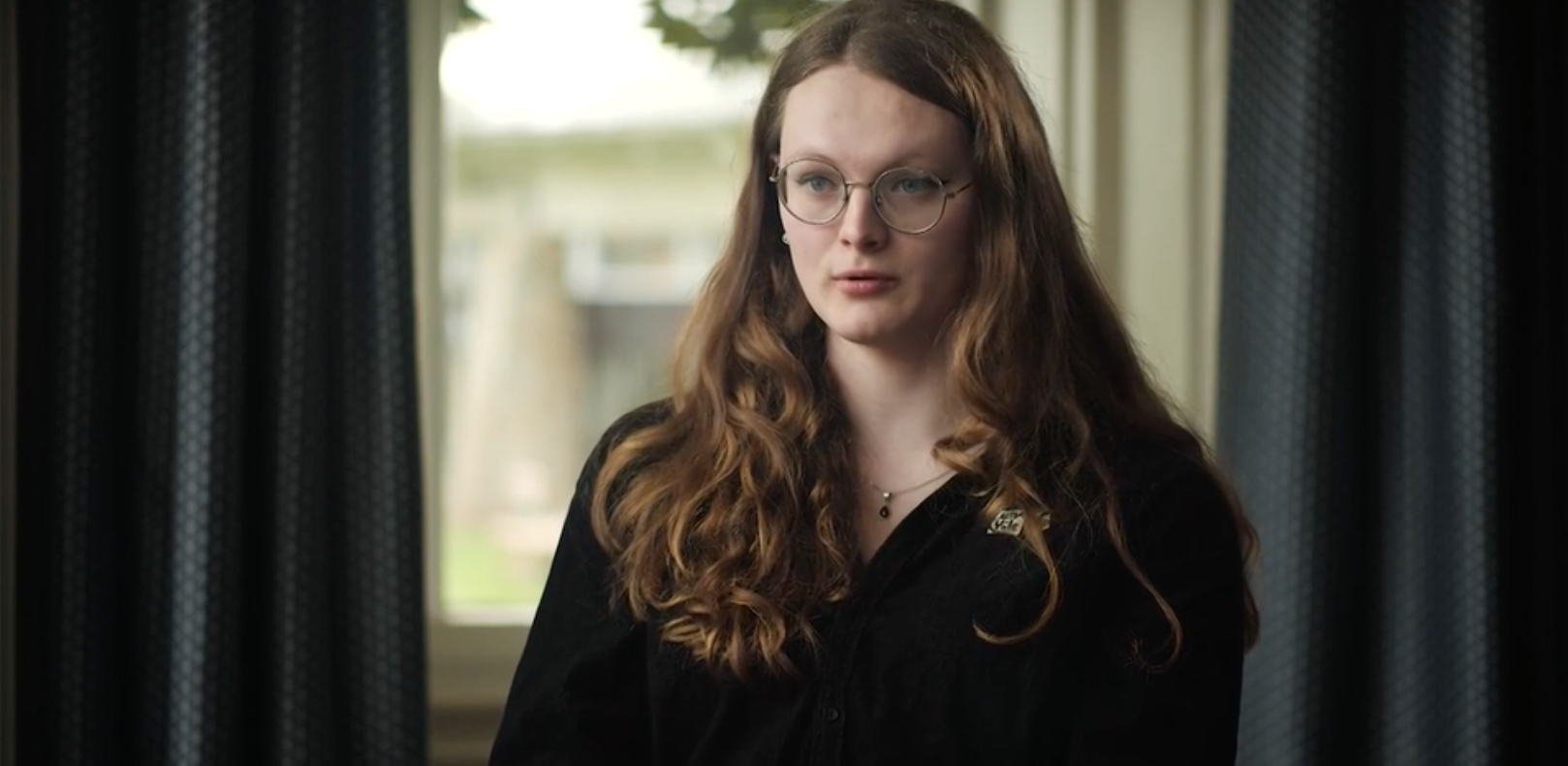 Emily Bridges speaks to ITV. Credit: ITV