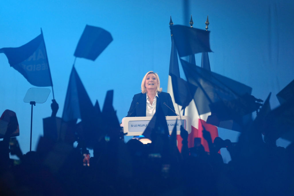 Will there be a Le Pen in the Élysée? Credit: Getty