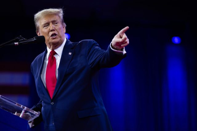 Trump leads Biden on the economy and immigration. Credit: Getty 