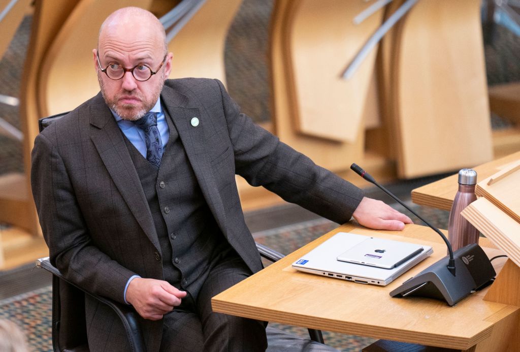 Scottish Green Party co-leader Patrick Harvie. Credit: Getty