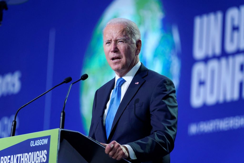 Joe Biden: the climate President. Credit: Getty