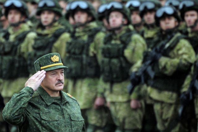 Belarus President Alexander Lukashenko is preparing for battle. Credit: Getty