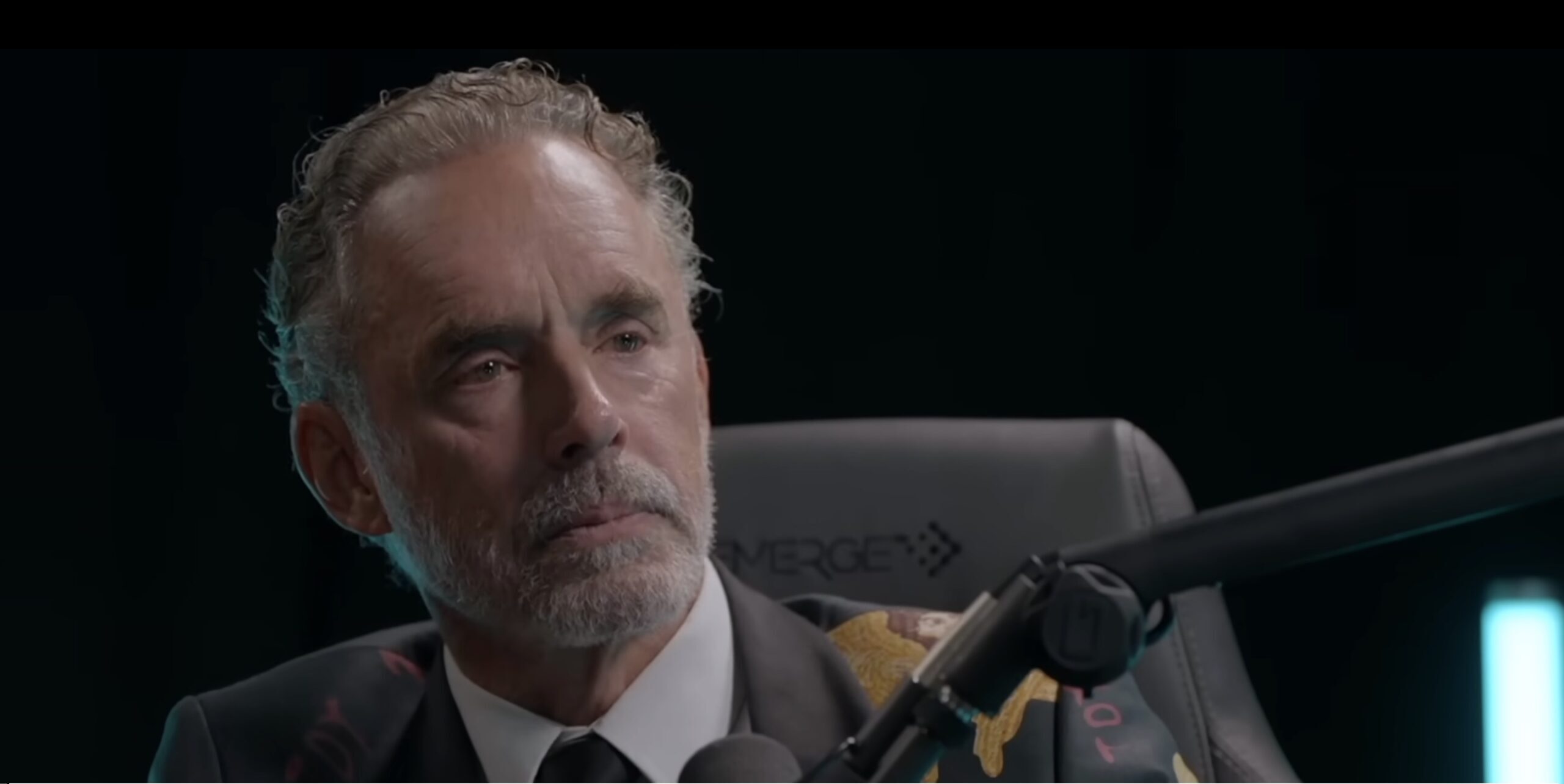 Jordan Peterson during a recent podcast appearance