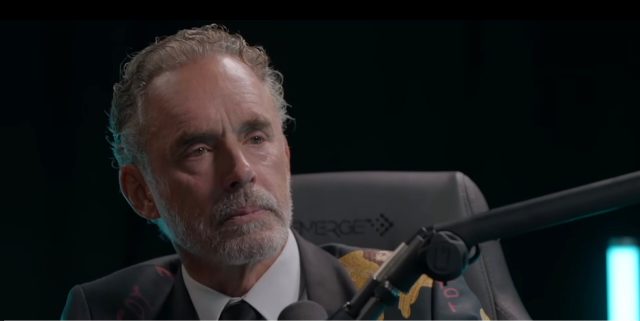 Jordan Peterson during a recent podcast appearance
