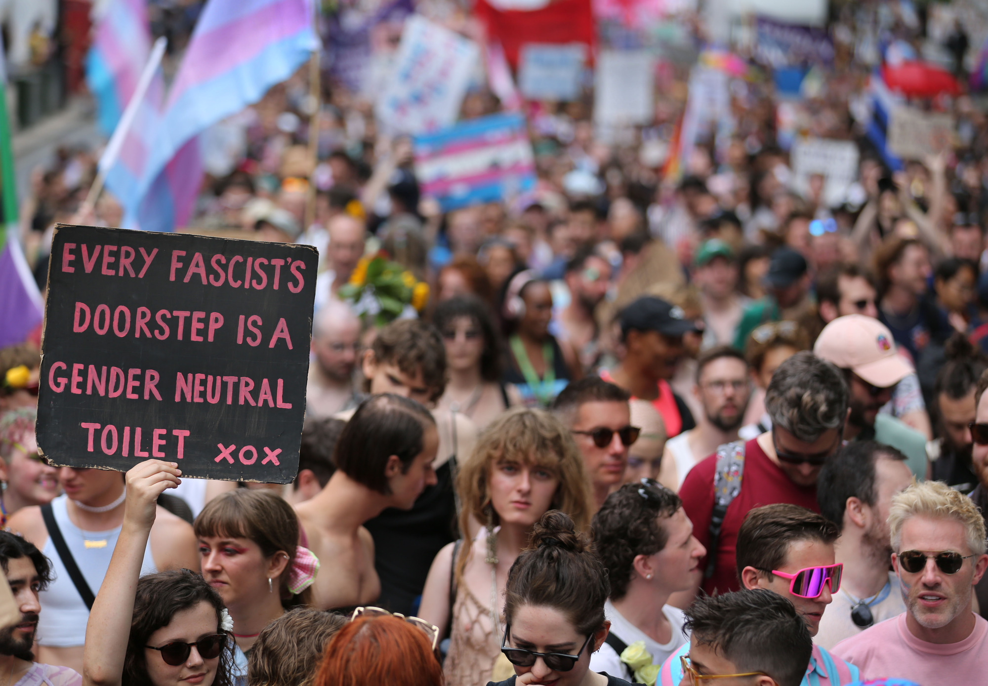 True inclusion would mean creating more women’s facilities than men’s. Credit: Getty