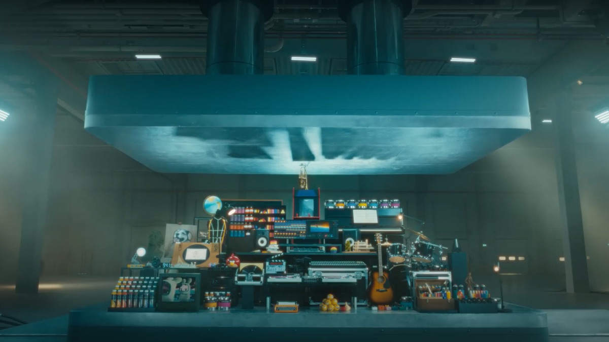 A still from Apple's iPad Pro advert. Credit: Apple/Youtube