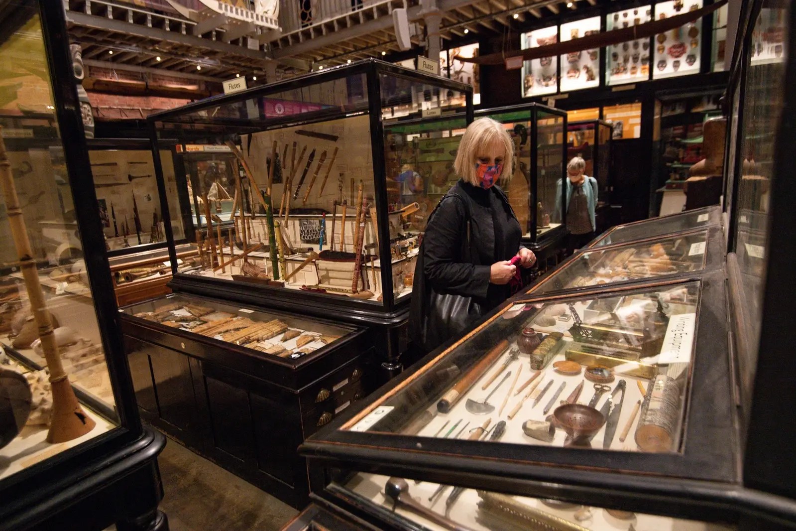 Women are not allowed to view the Igbo mask. Credit: Pitt Rivers