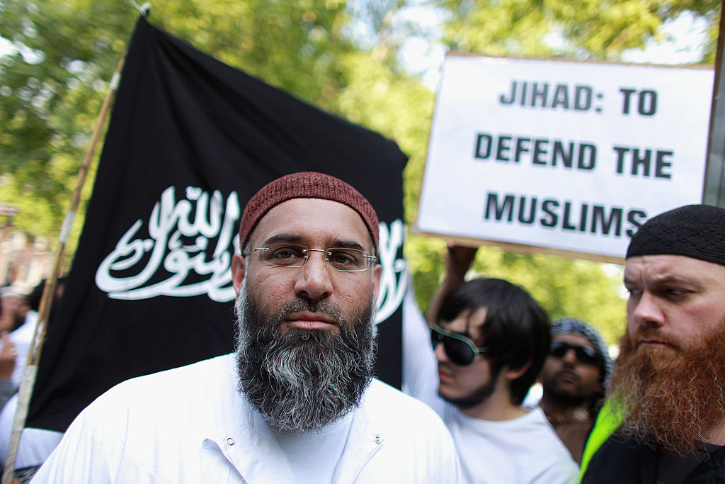Anjem Choudary was a comfortable target for the British press. Credit: Getty