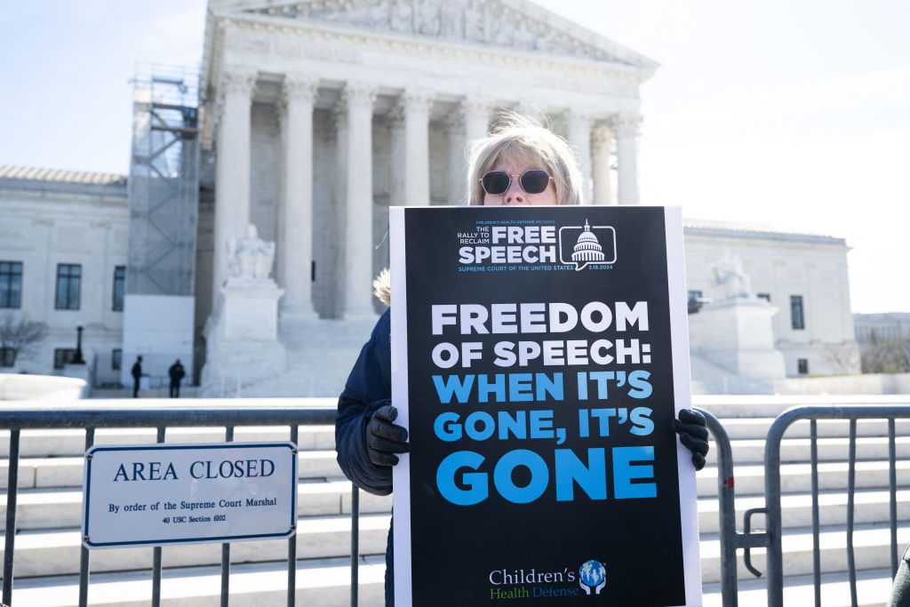 Is the First Amendment under threat in modern America? Credit: Getty