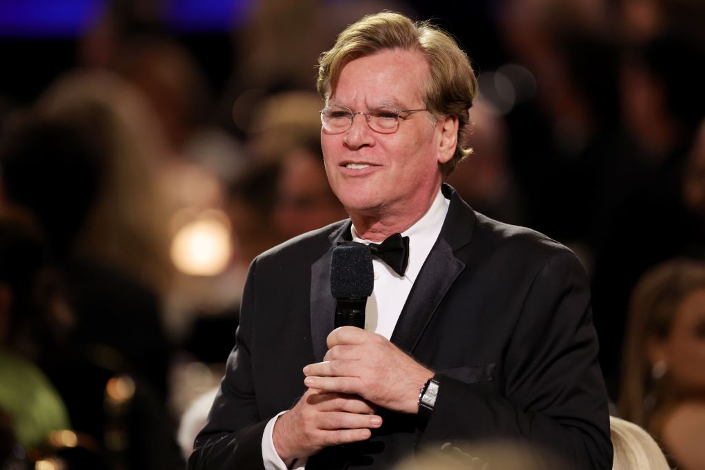 Aaron Sorkin speaks at an event in Hollywood, California earlier this year. Credit: Getty