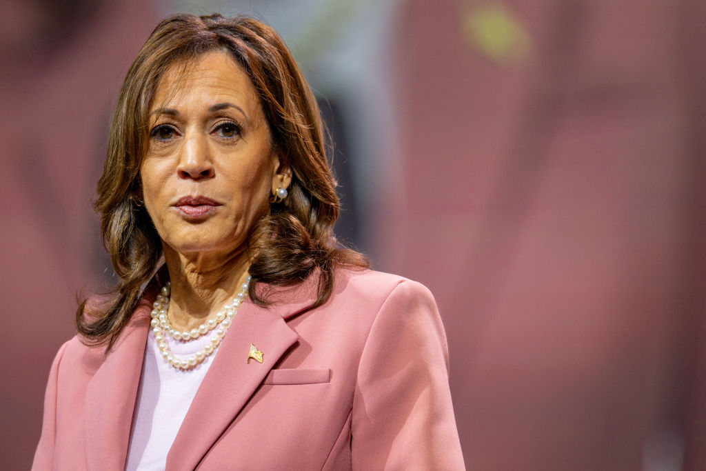 The latest polls don't make good reading for Kamala HQ. Credit: Getty