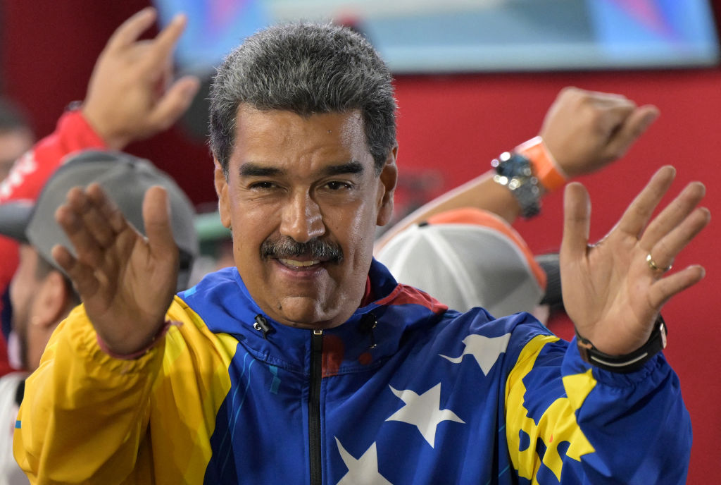 Nicolás Maduro won a disputed victory on Sunday. Credit: Getty