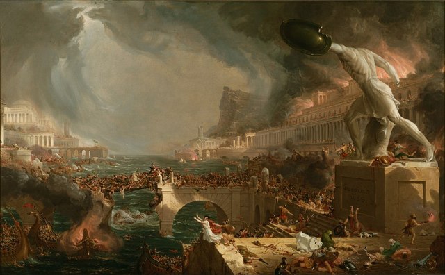 (Thomas Cole, The Course of Empire — Destruction)