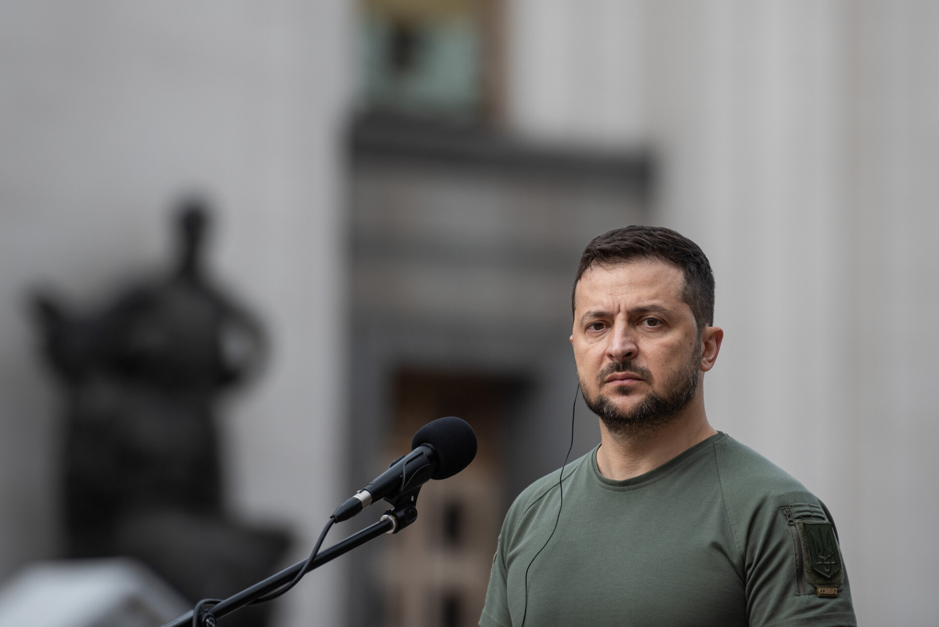 Zelensky stressed the need to “take care of all our warriors”. Credit: Getty