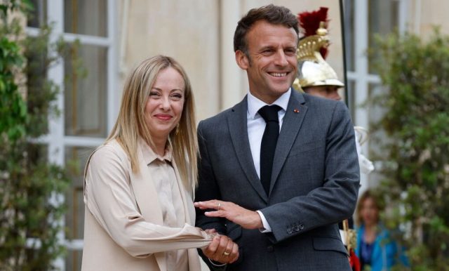 Neither Meloni nor Macron can stand up to the ECHR (LUDOVIC MARIN/AFP via Getty Images)
