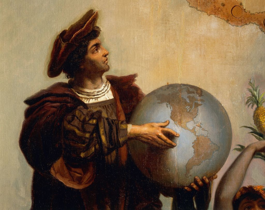 Christopher Columbus as depicted by Peter Johann Nepomuk Geiger. Credit: Getty