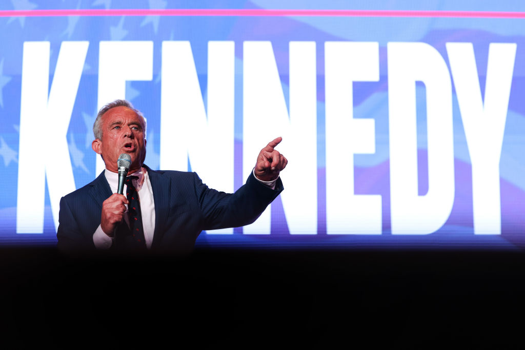 Kennedy's dip in popularity after Biden's exit was telling. Credit: Getty