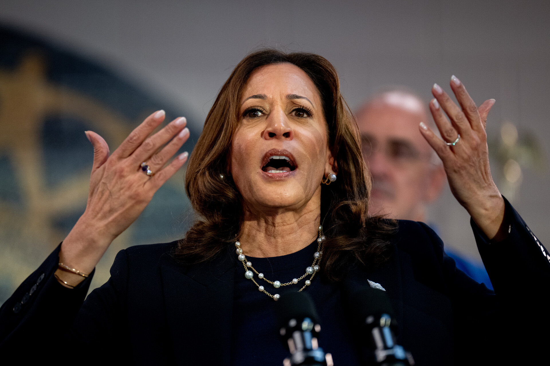 Will the real Kamala please stand up? Credit: Getty