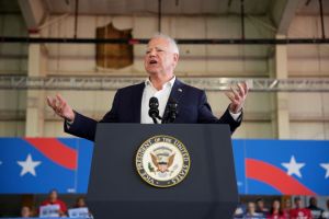 Republican 'stolen valour' jibe won't hurt Tim Walz