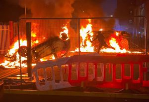 Inside Belfast’s Sandy Row riot