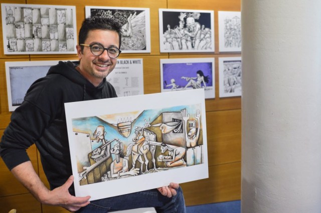 The anti-Israel cartoonist dividing Britain’s art crowd