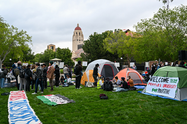 Protesters put universities in an awkward position. Credit: Getty