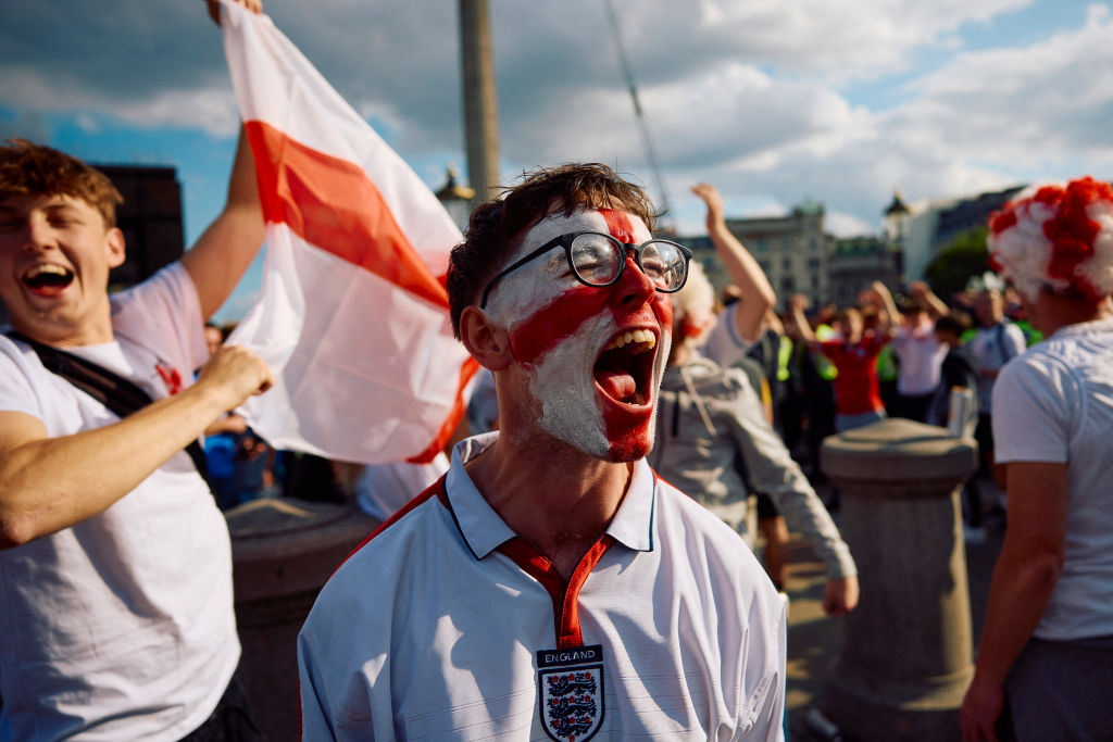Is this what the reinvigoration of English identity looks like? Credit: Getty