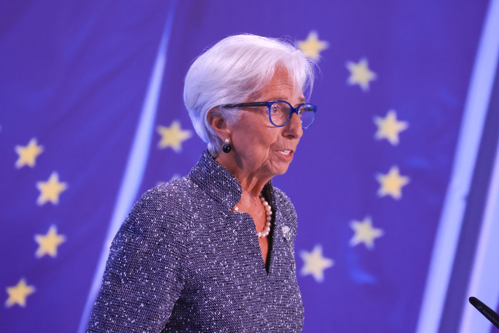 ECB President Christine Lagarde has linked the continent's present malaise to the Depression of 100 years ago. Credit: Getty