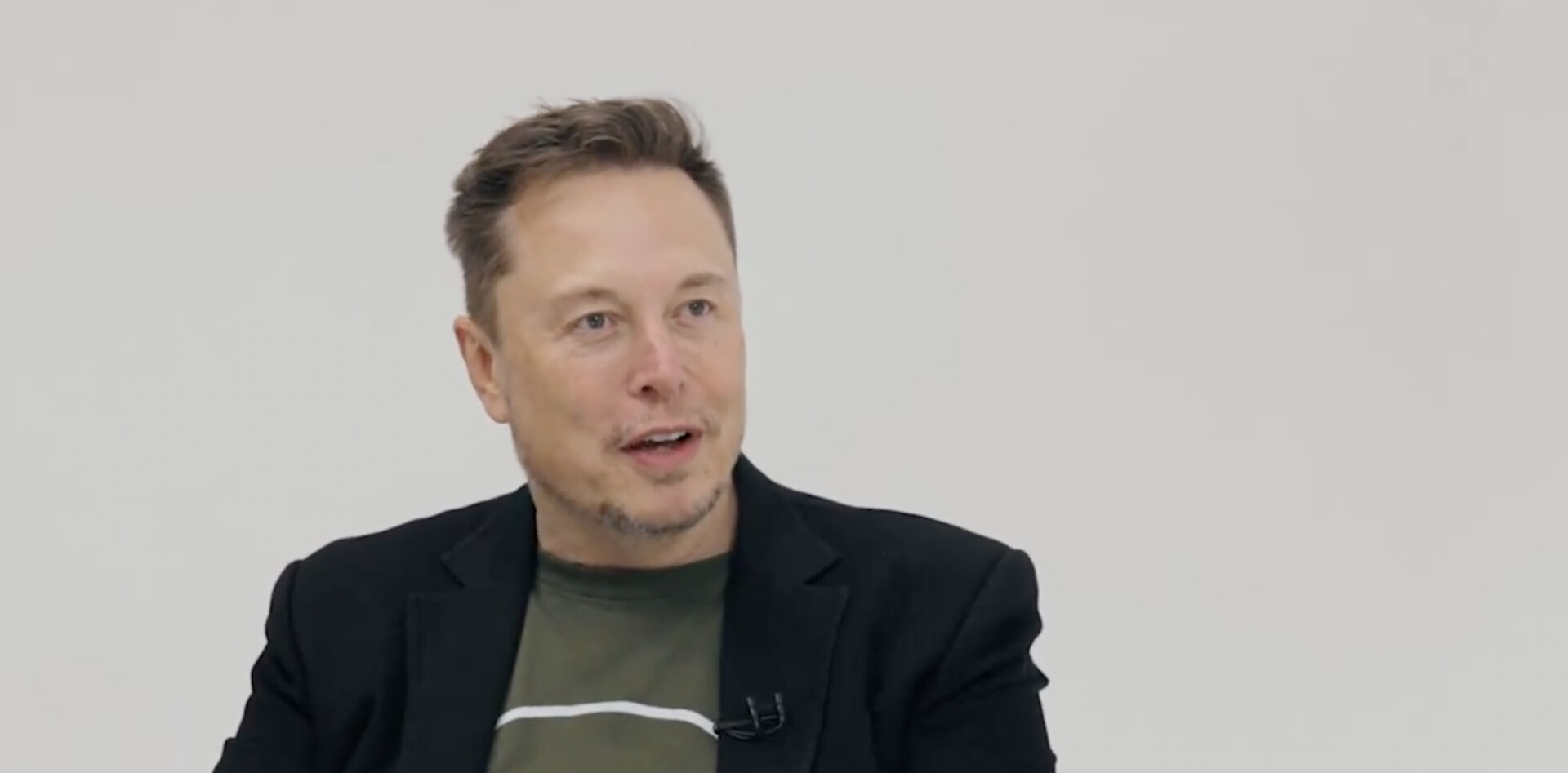 Elon Musk speaks to Tucker Carlson this week. Credit: Tucker Carlson/X
