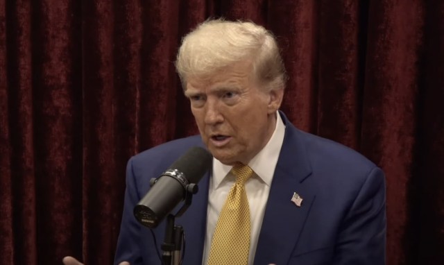 The former president had an easy ride on the show. Credit: JRE / YouTube