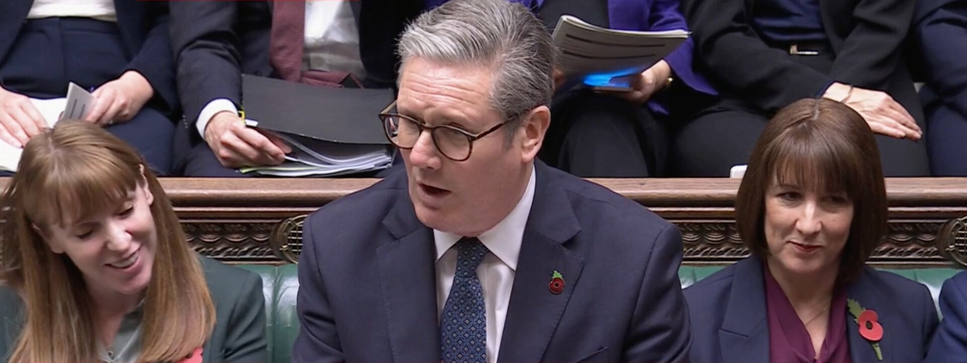 Keir Starmer addresses Prime Minister's Questions today. Credit: Parliament TV