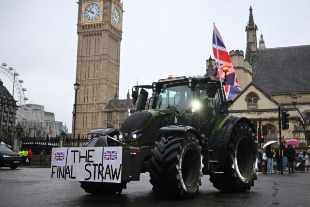 The farmers march on Westminster
