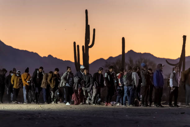 The US-Mexico border has been overwhelmed. John Moore/Getty Images