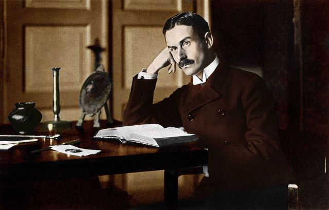 Thomas Mann dreamed up the story of Magic Mountain after a visit to a Davos sanatorium. (Photo by Culture Club/Getty Images)