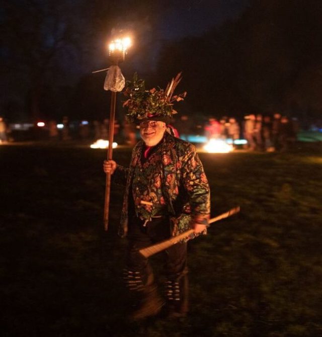 It's beginning to look a lot like mumming. Oli Scarff / AFP via Getty Images.