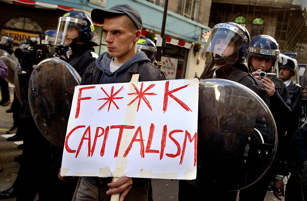 'Capitalism is a damaged brand.' Credit: Getty