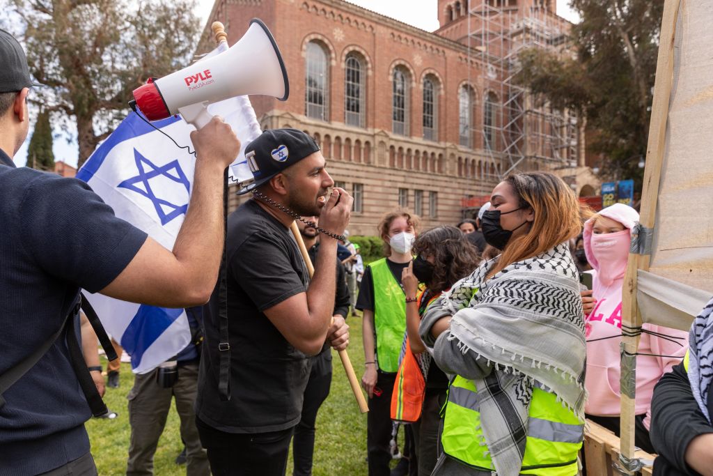 There were over 250 arrests at UCLA this year during pro-Palestine protests. Credit: Getty
