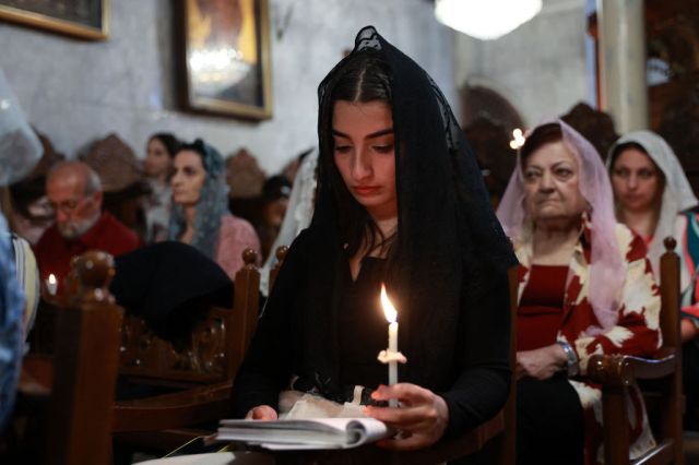 Christian and Muslim Gazans all suffer equally. AFP via Getty Images.