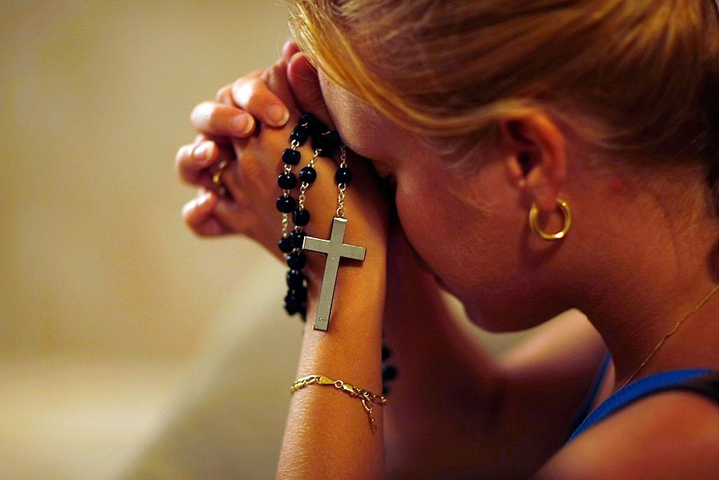 'In moments of affliction and vulnerability, Americans still apparently sense that the Christian tradition can bring a unique solace.' Credit: Getty