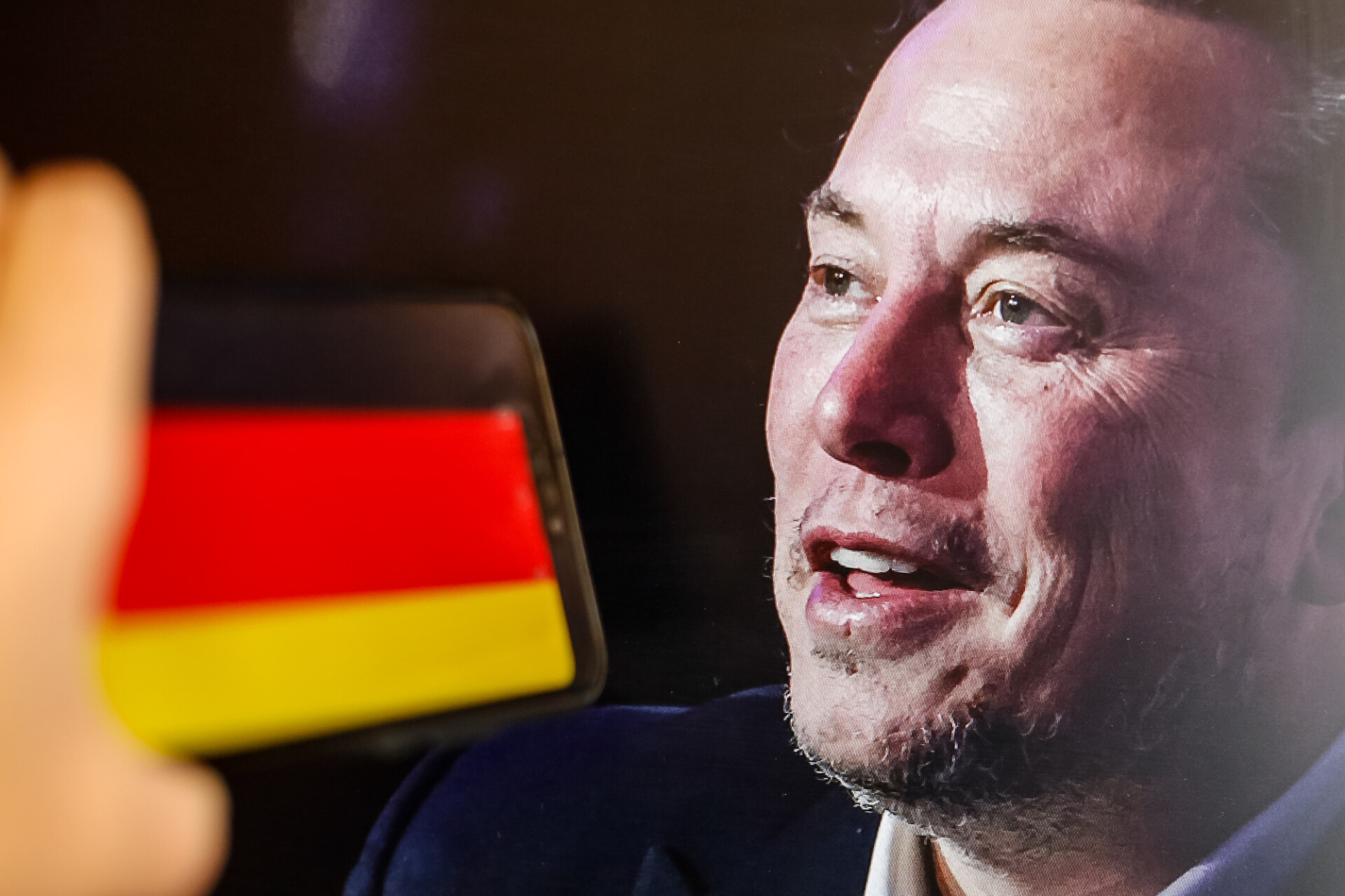 Musk has become increasingly vocal about German politics. Credit: Getty