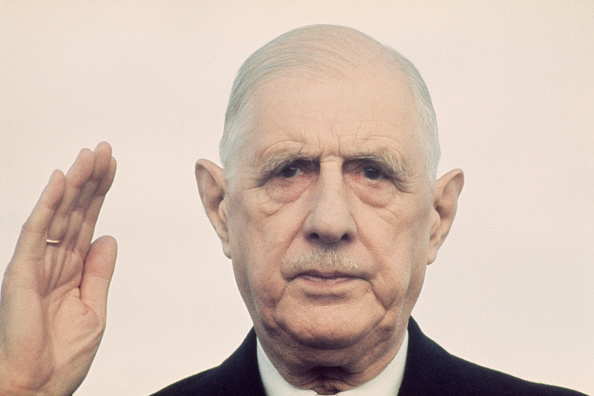 Is de Gaulle history? Photo by Henri Bureau/ Getty.