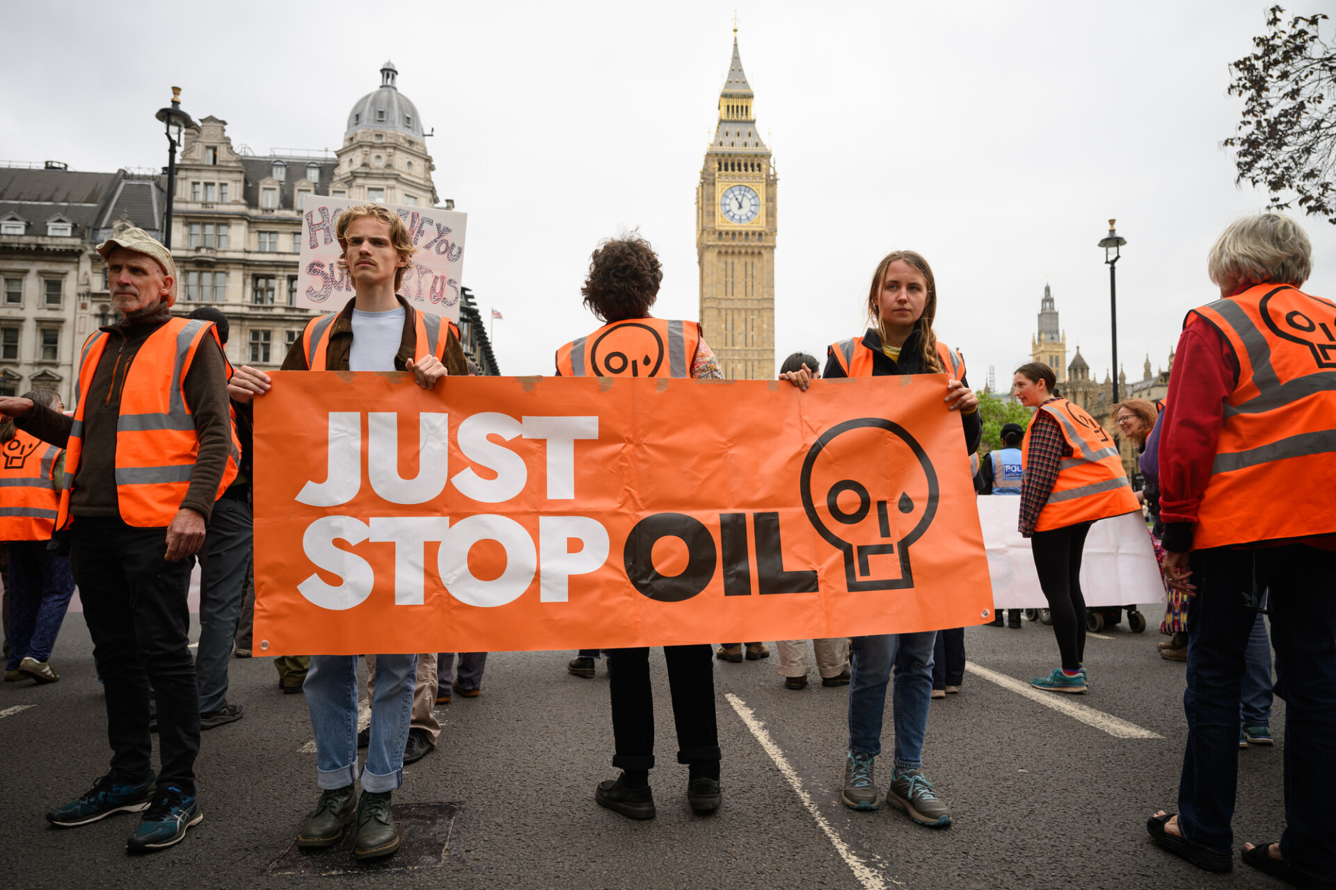 Just Stop Oil is hanging up the hi-vis. Credit: Getty