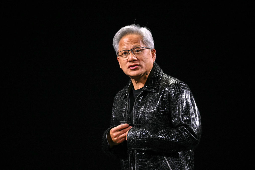 Nvidia CEO Jensen Huang pictured earlier this year. Credit: Getty
