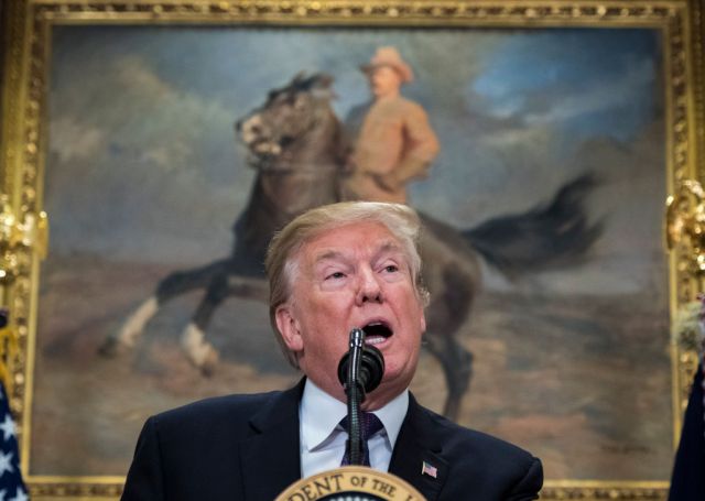 Trump stands in a tradition going back to Teddy Roosevelt. Credit: Getty