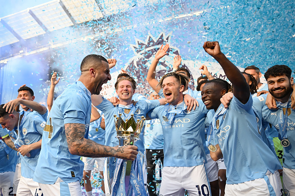 All of Manchester City's Premier League titles could be taken away from them. Photo: Michael Regan/Getty.